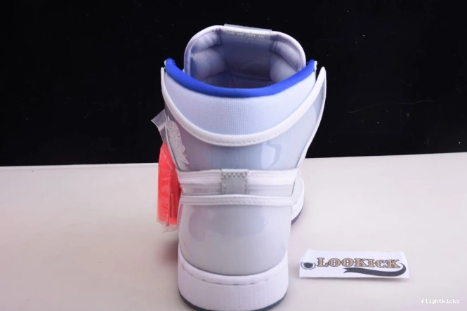 1 CK6637-104 Blue Jordan Air White Zoom Racer High Retro 1028